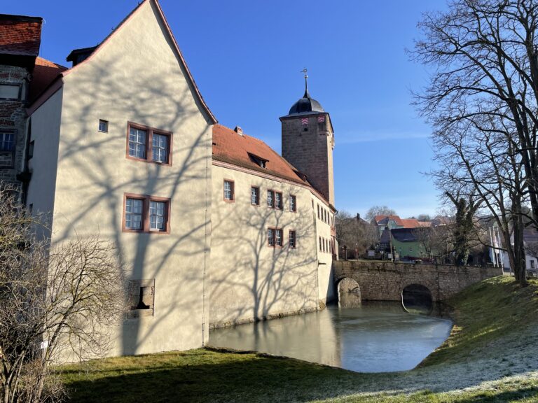 Wasserburg Kapellendorf, a moated castle in Kapellendorf Thuringia