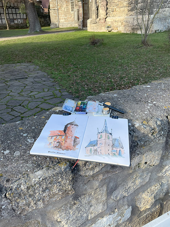 St Michaelis Kirche Reinstädt sketch