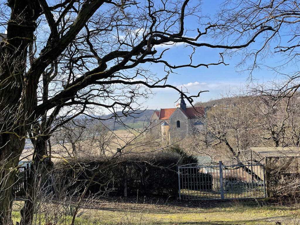 Schloss Goseck from Am langen Weinberg street