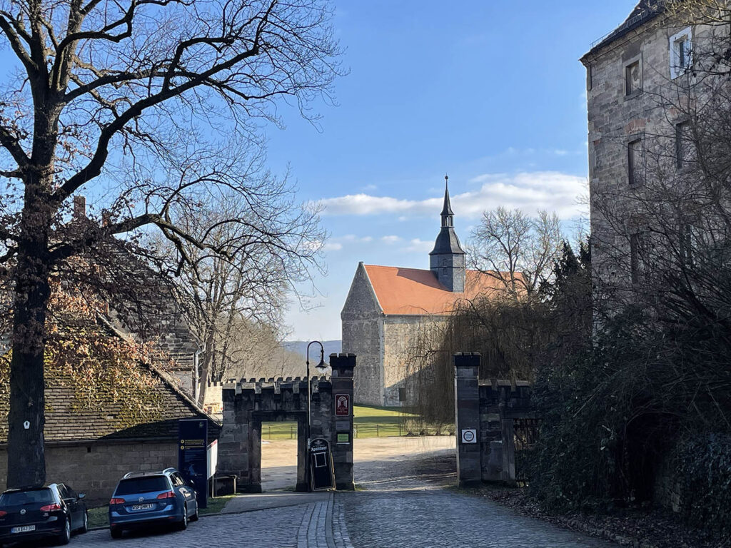 entry to Schloss Goseck
