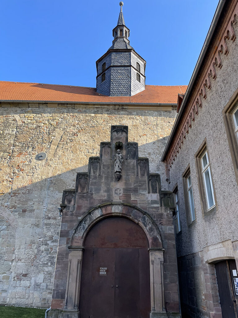 Schloss Goseck showing the benedictine church